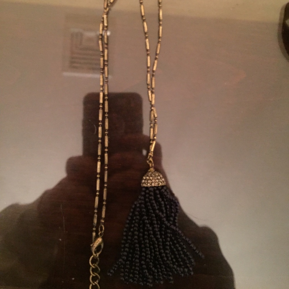 New BaubleBar Long Necklace w Tassel
